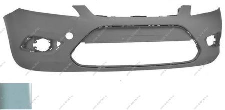 Бампер передний Ford Focus 2 седан крашеный Ice Storm Metallic YQ Gama  1521127-YQ
