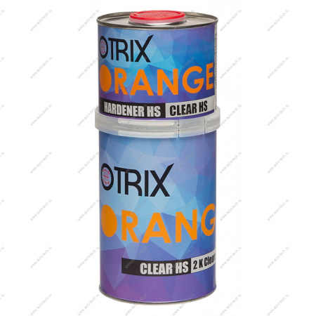 Лак 2+1 HS ORANGE CLEARCOAT1л+Отвер 0,5л OTRIX OTRIX 000