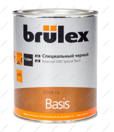 Краска Специальная черная Basis 1л BRULEX BRULEX 2049554