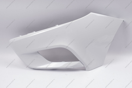 Накладка переднего бампера левая без отвер. под датчик слепой зоны в цвет 221 Ледниковый (белый) LADA Vesta SW Cross NG Lada LADA 8450040063-221