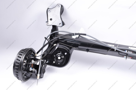 Балка заднего моста LADA Largus/Лада Ларгус с шарнирами (с сайленблоками) в сборе с тормозными барабанами ORIGINAL Lada LADA 555112139R