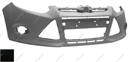 Бампер передний Ford Focus 3 крашеный Tuxedo Black Metallic UH/M7211A 2010- Gamma  1719342-UH/M7211A
