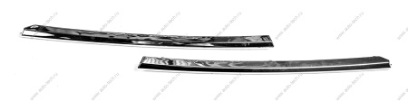 Хром решетки радиатора Renault Fluence/Рено Флюенс (пласт 2 шт.) Renault RENAULT 622564419R
