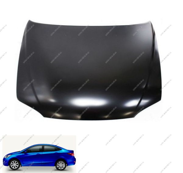 Капот крашеный KIA SPECTRA 00-11 WGM - SAPPHIRE BLUE API Api 0K2AA52310B-WGM
