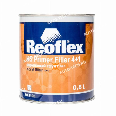 Грунт REOFLEX 2К (4+1) (Acryl Filler) белый (0,8л  000