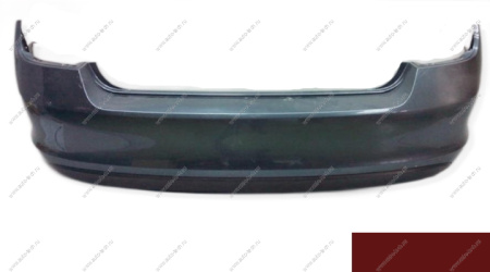 Бампер задний крашеный SKODA RAPID 2012-2020 (LF3L - CERVENA RIO) TYG TYG 60U807421B-LF3L