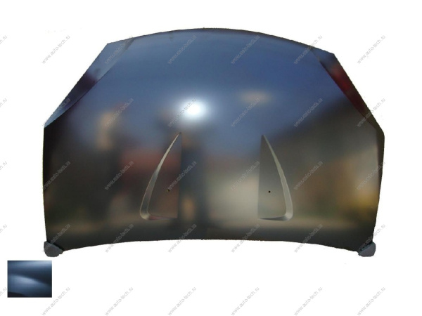Капот RENAULT Sandero крашеный Blue minerale RNF Синий мин API  6001551350-RNF