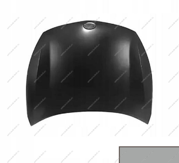 Капот крашеный KIA RIO 17- (X-LINE 17-) RHM - SLEEK SILVER API Api 66400H0000-RHM