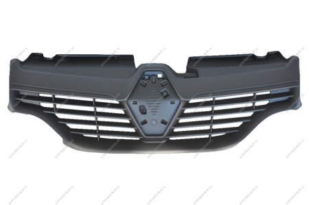 Решетка RENAULT Logan/Рено Логан переднего бампера верхняя 2014- Pulo Pulo P3-RSB4