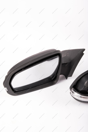 Зеркало LADA Vesta левое+ правое в сборе с накладкой под покраску электропривод , обогрев с повторит поворота(белые) в стиле Лексус к-т( MIRR MIRR 8450008044+8450030954