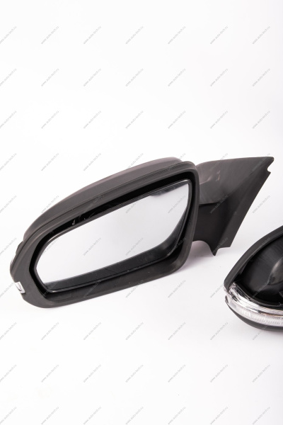 Зеркало LADA Vesta левое+ правое в сборе с накладкой под покраску электропривод , обогрев с повторит поворота(белые) в стиле Лексус к-т( MIRR MIRR 8450008044+8450030954