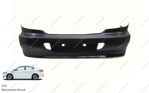 Бампер задний KIA Spectra крашеный Белый PGU c 02-  0K2NC50220XX--PGU