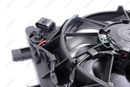 Электровентилятор охлаждения для а/м L-A 2190-94 после 15 г тип KDAC, с кожухом и резистором, A/C+ Gamma GAMMA GMEMR-19133