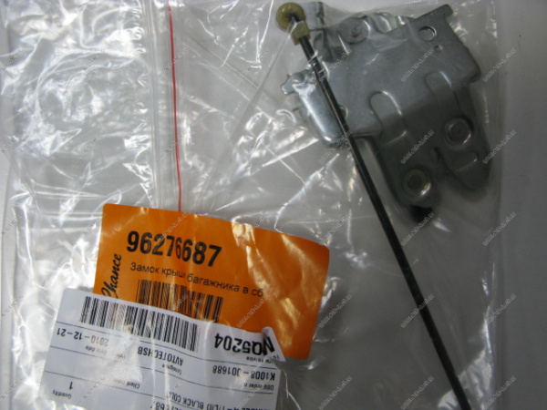 CHEVROLET Lanos Замок крышки багажника в сборе GM  96276687