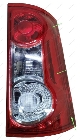 Корпус LADA Largus фонаря задний правый 6001549106 Gamma GAMMA GMTL-19241R