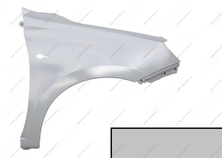 Крыло переднее правое (FL) LADA GRANTA 2018- крашеное в цвет 610 Рислинг (серебристый) без отв. п/пов. АвтоВАЗ LADA 8450104274-610