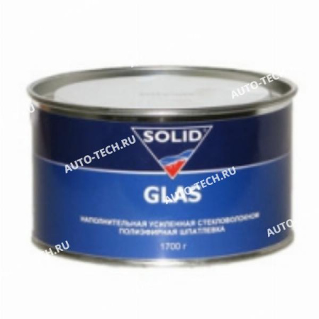 SOLID Шпатлевка двухкомпонентная GLAS 1.7 кг Solid 3161700