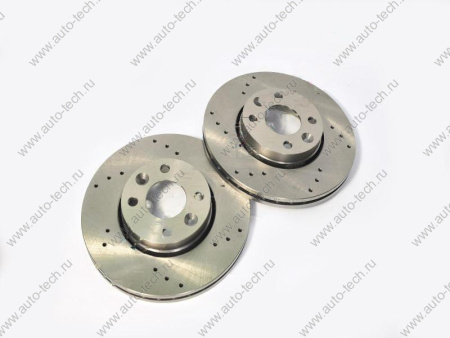 Диск тормозной NISSAN MICRA 03-/NOTE 06-/RENAULT MEGANE 03-/CLIO 05- перед.вент SANGSIN BRAKE SD4207