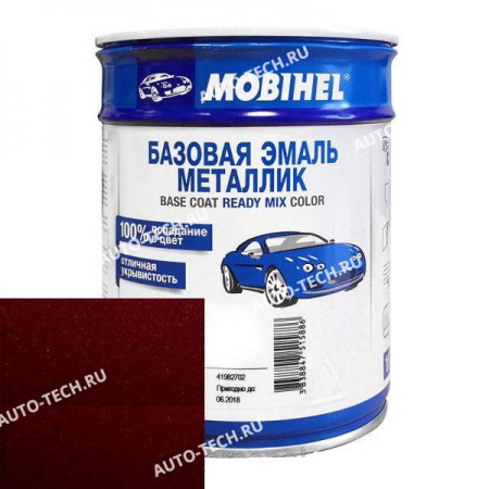 Базовая эмаль металлик Mobihel Красный рубин 1л MOBIHEL 813594