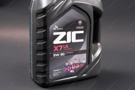 Масло моторное 5W30 синт. X7 LS SN/CF C3 4л ZIC ZIC 162619