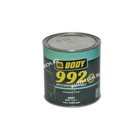 Грунт 992 серый 1кг антикоррозийный Body Body 992.07.0000.1