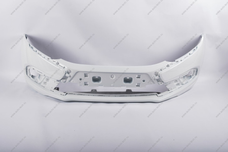 Бампер передний (FL) LADA GRANTA 2018- крашеный в цвет 240 Белое облако (белый) Lada LADA 8450103785-240