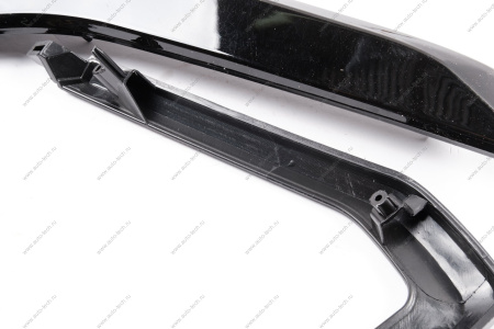 Молдинг переднего бампера к-т 4шт (черный глянец) LADA Vesta FL Россия Россия 8450040050+51+52+53 черны