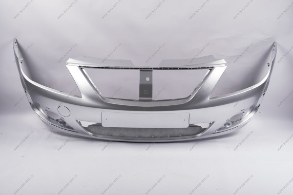 Бампер передний LADA Largus/Лада Ларгус крашеный 691 Платина (Серебристый) без заглушки под букс. крюк Lada LADA 8450000245-691