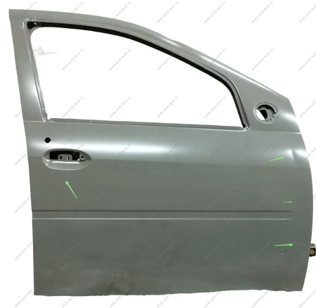 УЦЕНКА Дверь LADA Largus/RENAULT Logan 04-13 передняя правая (без отв.под молдинг) грунт ( Грубое замятие, несколько тычков ) Lada LADA 801004751R