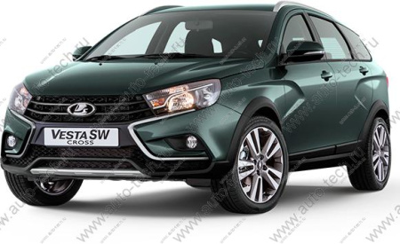 Дверь LADA Vesta SW Cross передняя левая крашеная 608 Плутон ( серый) АвтоВАЗ LADA 8450102349-608