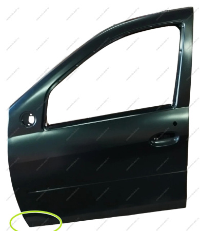 Дверь передняя левая (без отв.под молдинг) LADA Largus/RENAULT Logan 04-13 GAMMA GAMMA GMDF13295L