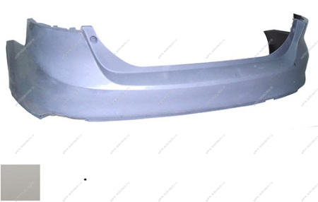 Бампер задний Ford Focus 3 седан крашеный White Platinum Tricoat UG/M7204A Китай  1731174-UG/M7204A
