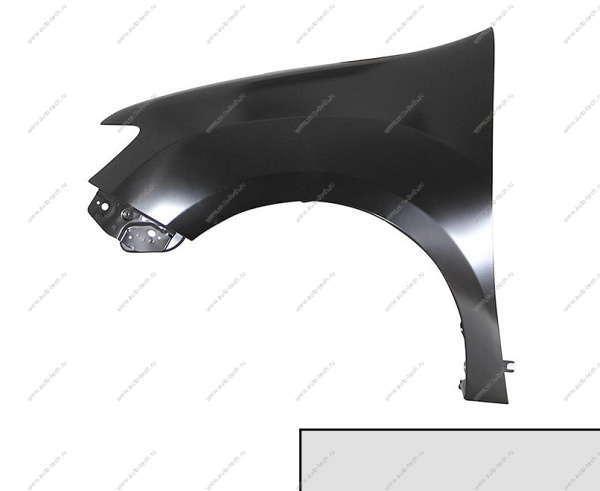 Крыло переднее левое RENAULT Sandero Stepway 2014- крашеное Gris Platine D69 Cерая платина Renault RENAULT 631015919R-D69-ориг