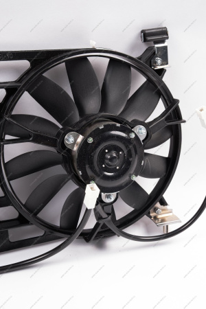 Вентилятор ВАЗ-21214 электрический двойной в сборе с кожухом и кронштейнами ( 12 лопастей на крыльчатке)( тип Вентол) Lada LADA 21214130002441