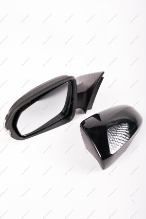 Зеркало LADA Vesta левое в сборе с накладкой под покраску электропривод , обогрев с повторит поворота MIRR MIRR 8450008044