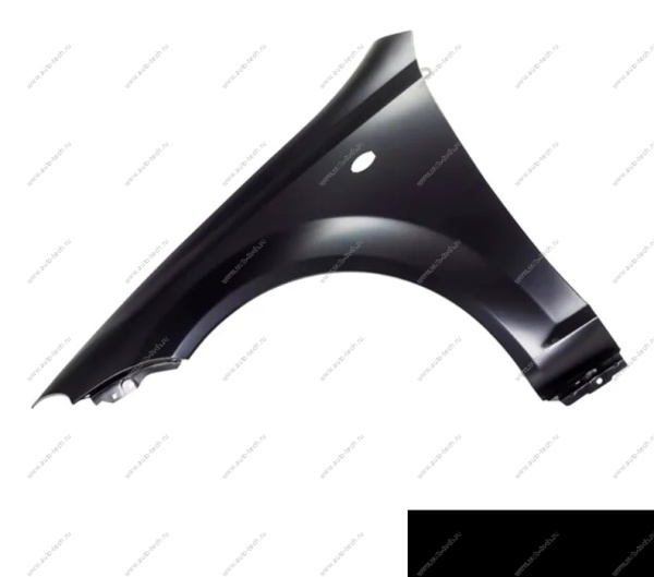 Крыло крашеное CHEVROLET LACETTI (хетчбек) перед. левое (с отв. под повт.) 87U - PEARL BLACK API Api 96548951-87U