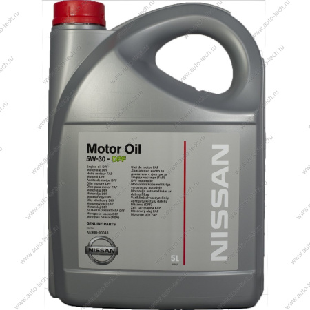 Масло моторное NISSAN Motor Oil SAE 5W30 DPF 5 л OEM KE90090043