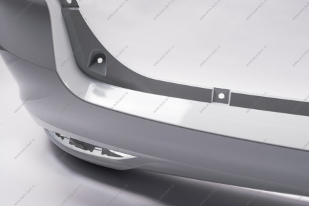 Бампер задний без отверстий под датчики системы парковки в цвет 221 Ледниковый (белый) LADA Vesta FL Lada LADA 8450040066-221