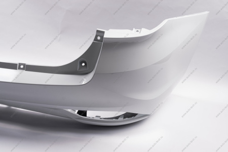 Бампер задний без отверстий под датчики системы парковки в цвет 221 Ледниковый (белый) LADA Vesta FL Lada LADA 8450040066-221