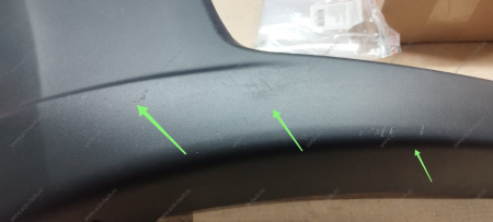 УЦЕНКА Накладка новая LADA Largus Cross (FL) NEW переднего бампера правая (с клипсами и лентой)( Множество царапин ) LADA 8450090642