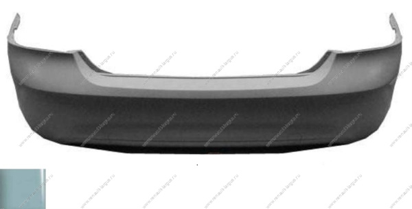 Бампер задний Ford Focus 2 седан крашеный Frosted Glass Metallic P9 Китай  FDFOC08-640-P9