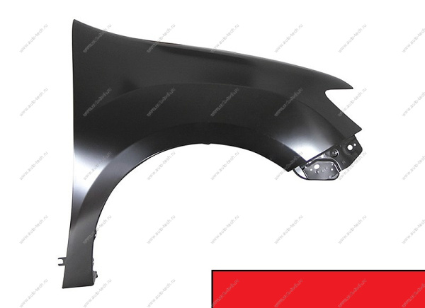Крыло переднее правое RENAULT Sandero Stepway 2014- крашеное B76 (красный) Renault RENAULT 631008401R-B76-ориг