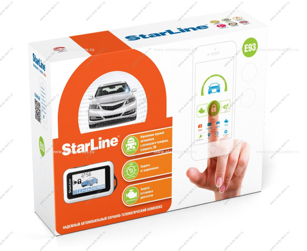 Охранная система c обратной связью и дистанционным запуском STARLINE E93 STARLINE STARLINE E93