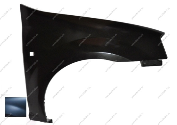 Крыло переднее правое RENAULT Logan/Рено Логан крашеное RNF Blue minerale Синий минерал Renault Api 6001549973-RNF