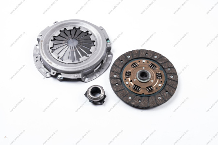 Комплект сцепления Renault Logan, Sandero I/II 1.6 K7M, Lada Largus 1.6 K7M 200 мм, 26 шлицов,трос. привод, с выжимным подшипником (в упак. LECAR) Lada LADA LECAR000170416