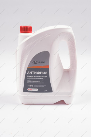 Антифриз G12 carboxylate 5л. красный (охлаждающая жидкость) (в уп.АвтоВАЗ) Lada LADA 88888100005082
