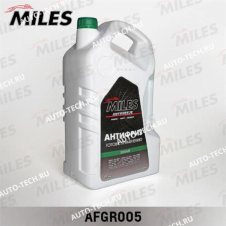 Антифриз G11 зеленый 5кг. MILES Miles AFGR005