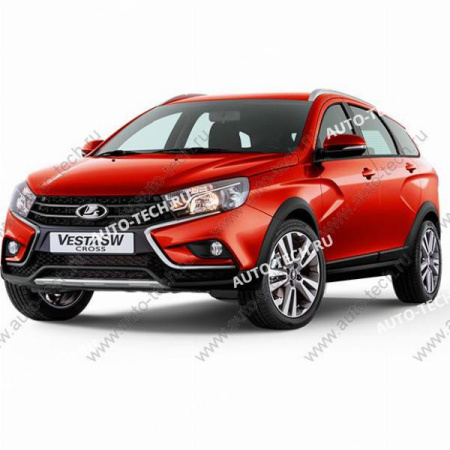 Крыло переднее левое LADA Vesta SW Cross крашеное 195 Сердолик (красный) Lada LADA 8450102331-195