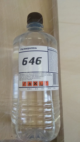 Растворитель 646 BC 1л ПЭТ ЛКМ Синтез ЛКМ Синтез 646
