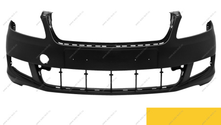 Бампер передний крашеный SKODA FABIA 11-15/ROOMSTER 10-15 (6226 - ZLUTA SPRINT) TYG TYG 5J0807221D-6226